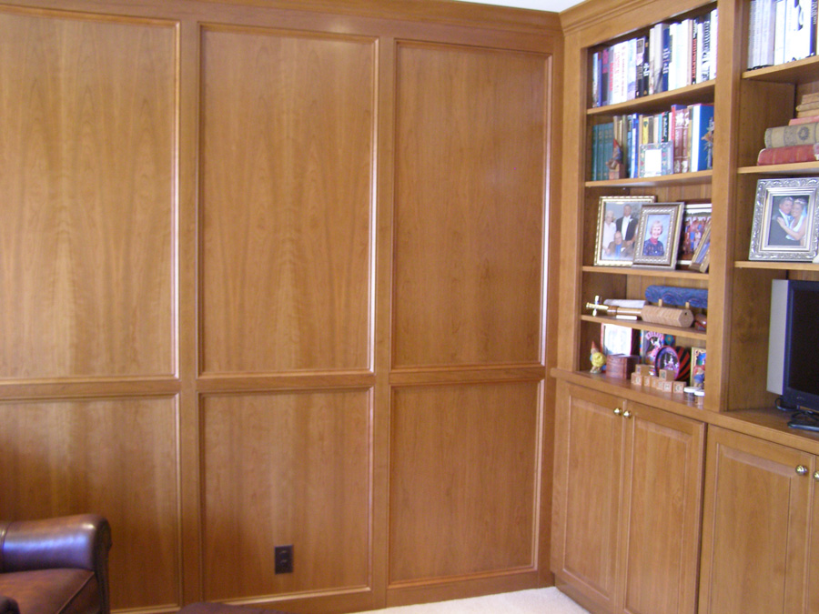 Bookcases and Wall Panels with Hidden Door